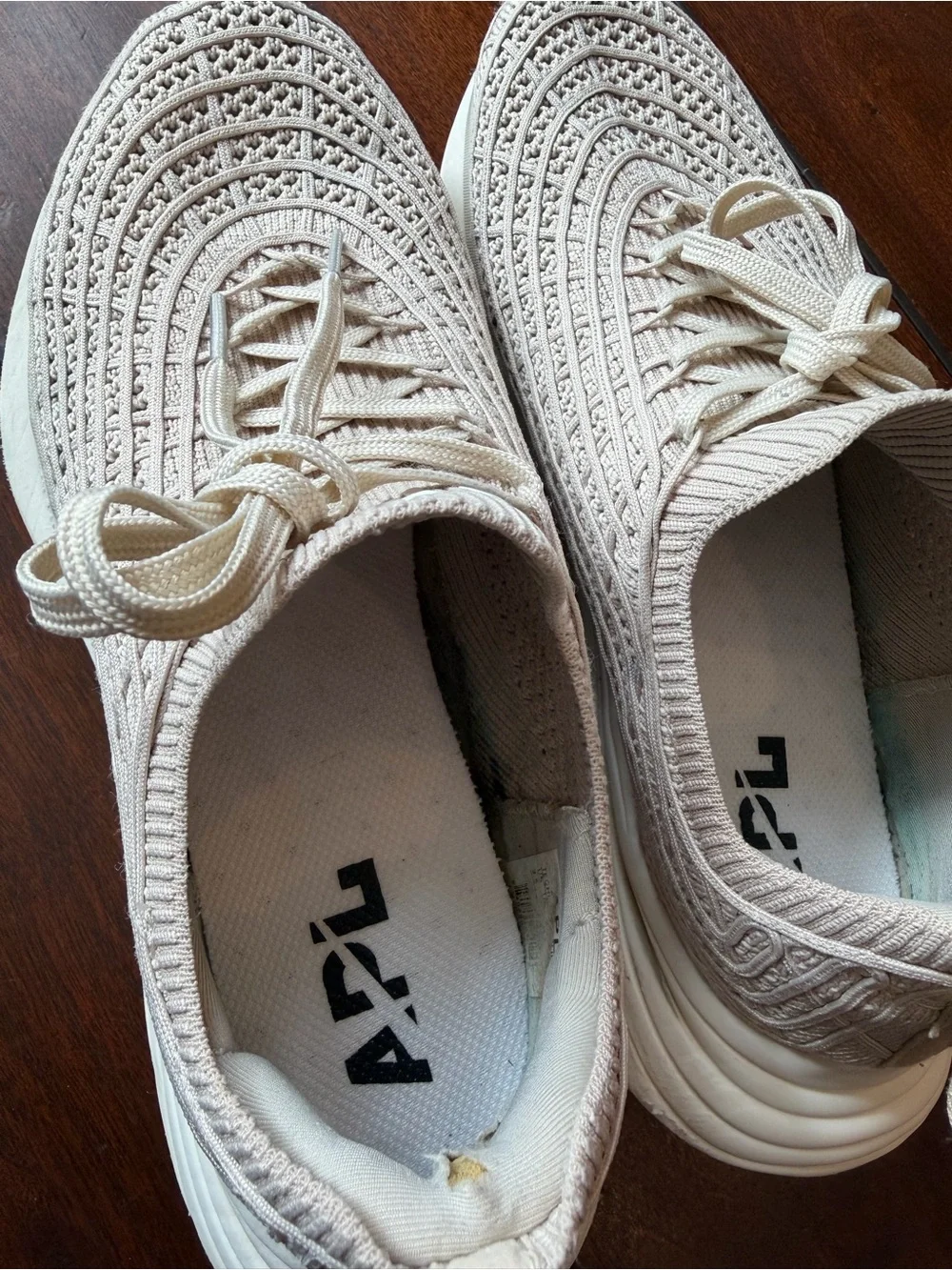 APL Zipline Sneaker in Parchment, White, & Gum